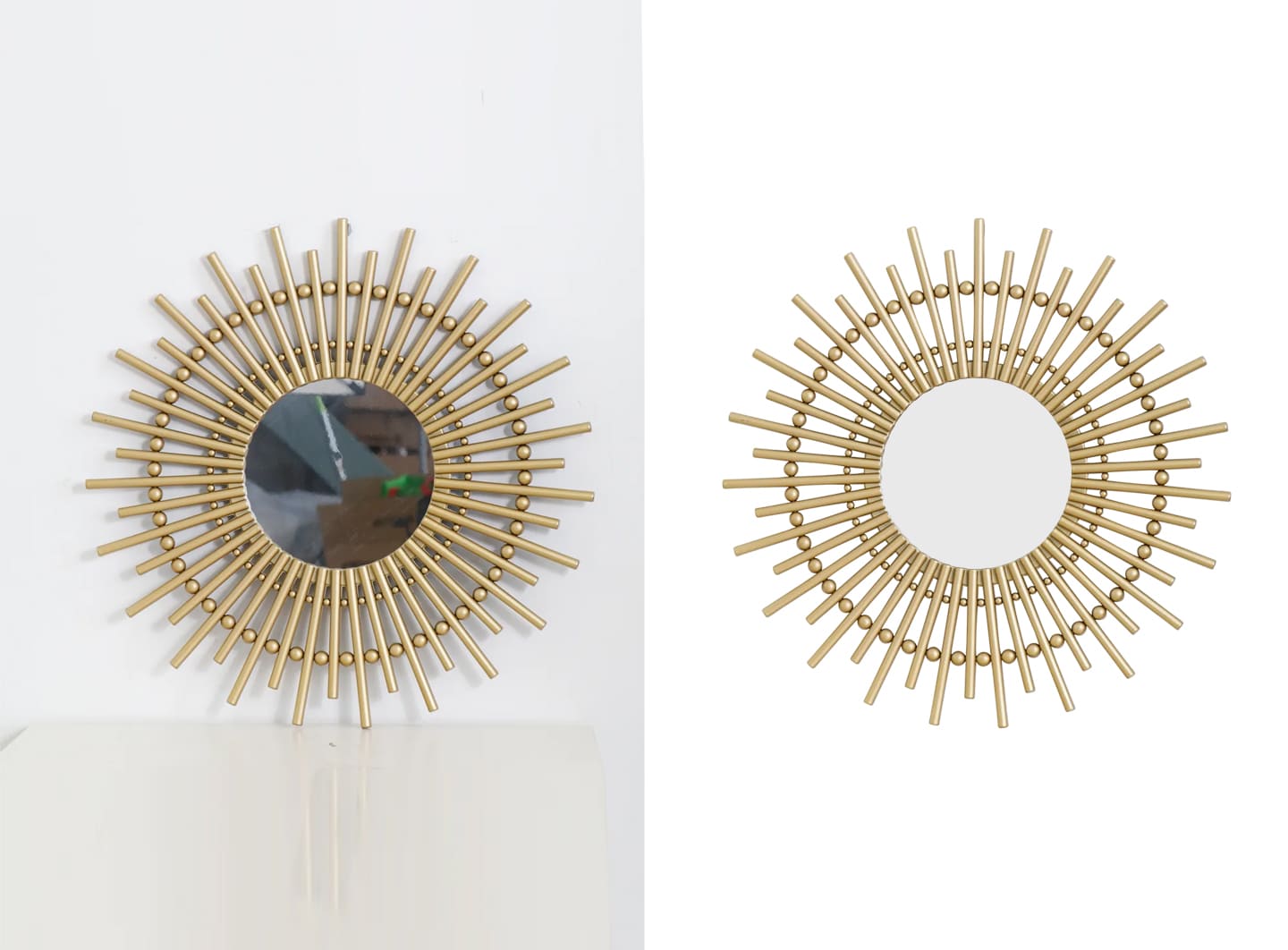 Professional background removed product image on white background