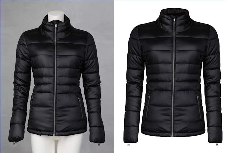Clothing product displayed with ghost mannequin effect, showing a 3D look without the mannequin.