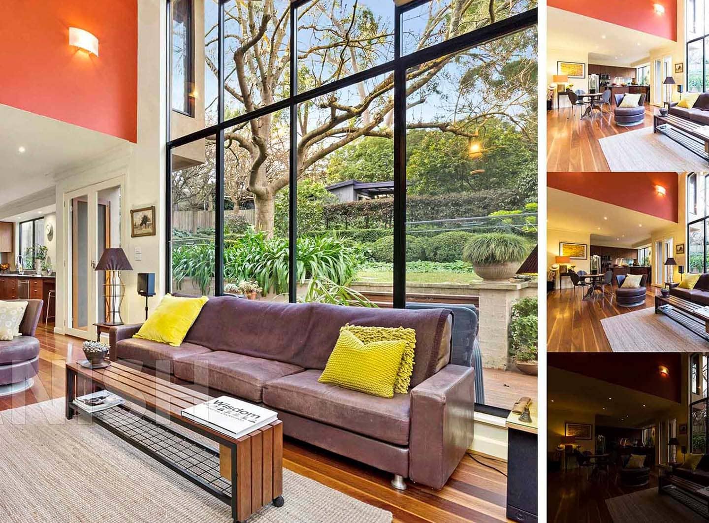Real estate window view enhancement editing