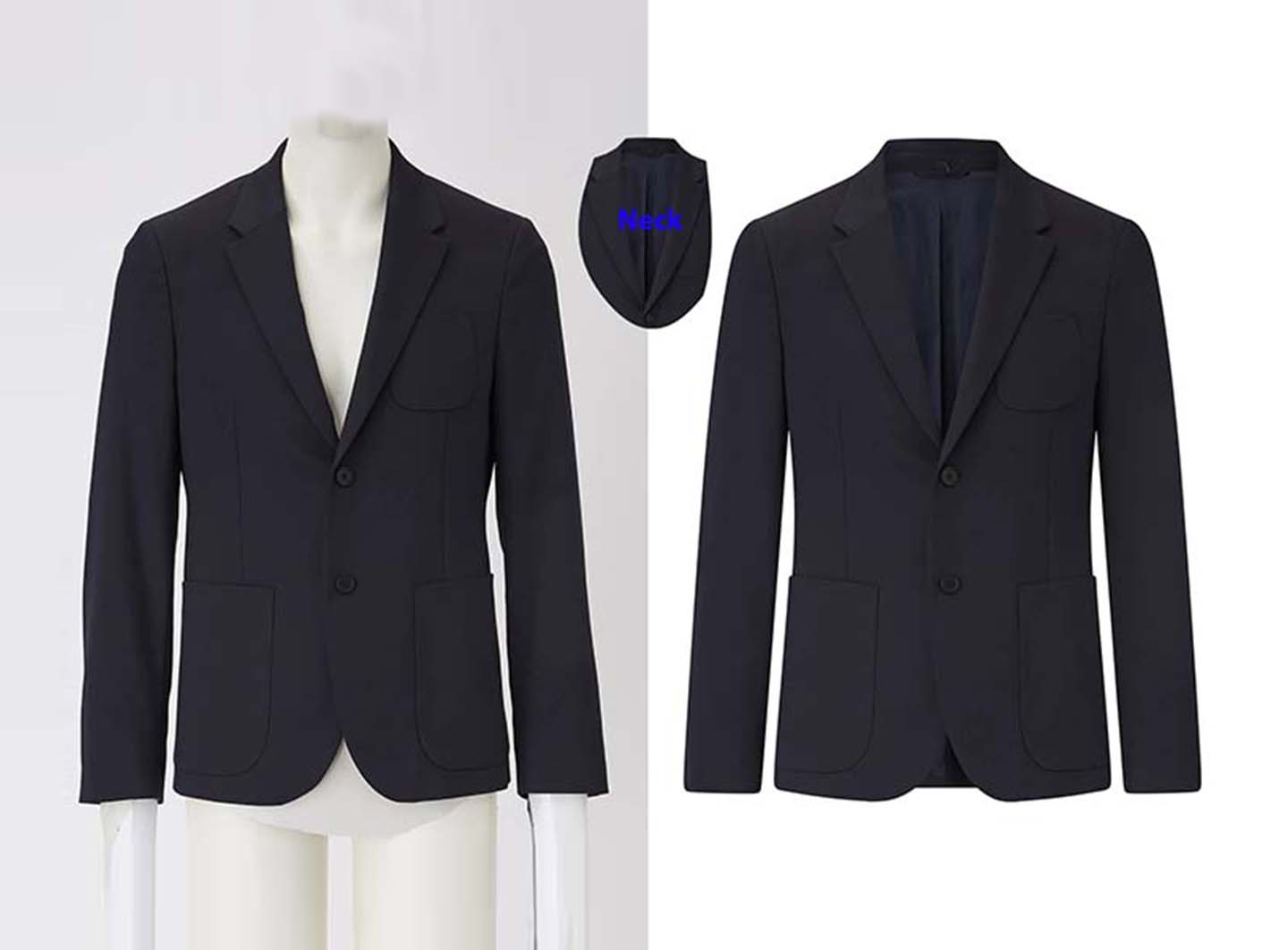 Bulk ghost mannequin service for fashion brands