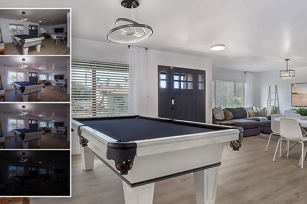 Professional real estate photo editing service in Denmark