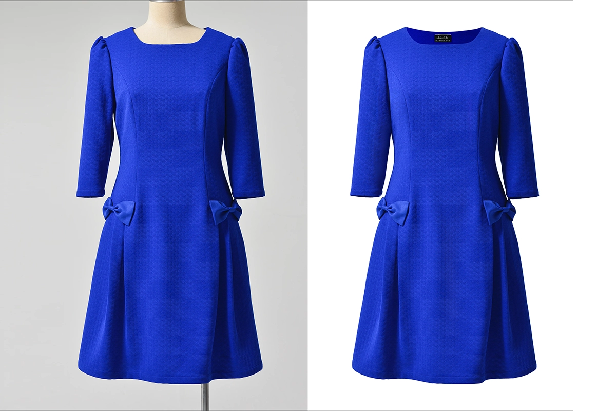 3D ghost mannequin effect for apparel photo editing USA